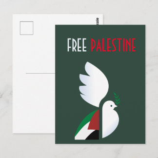 Freie Palästina-Postkarte - Sensibilisierung für M Postkarte