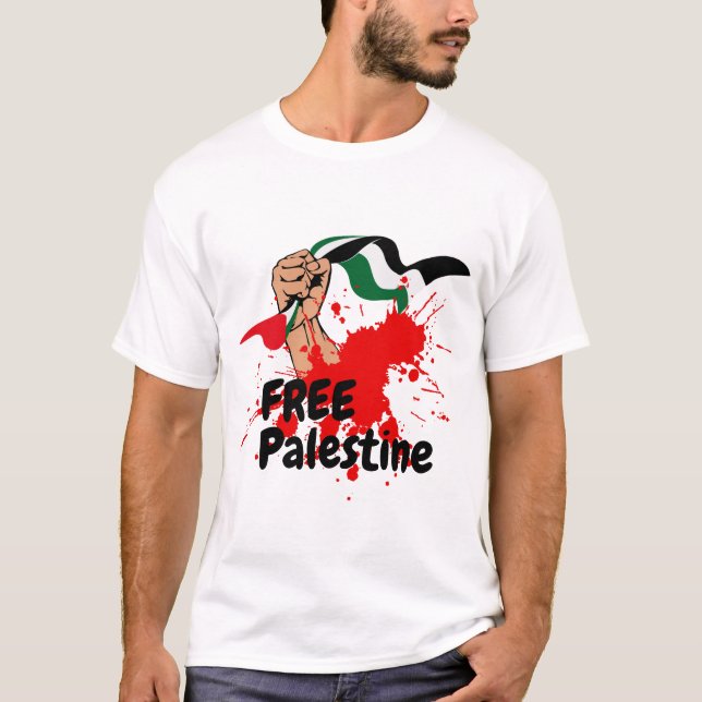 Freie Palästina T-Shirt (Vorderseite)