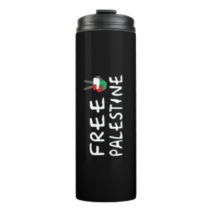 Freie Palästina Thermosbecher