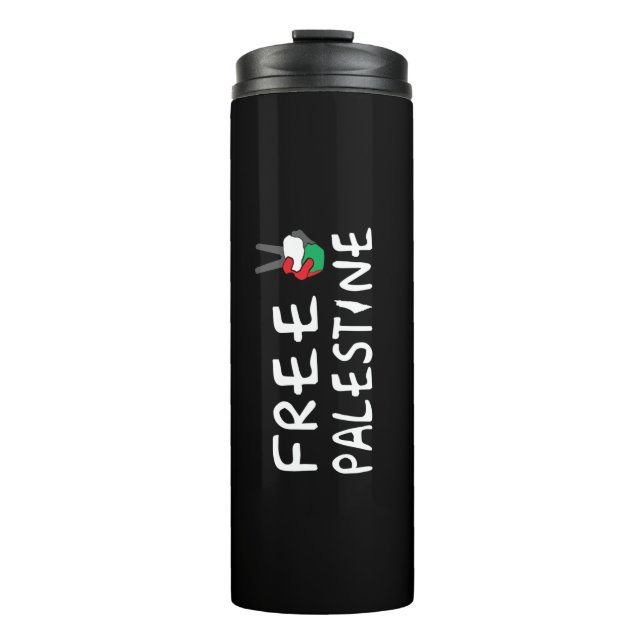 Freie Palästina Thermosbecher (Vorderseite)