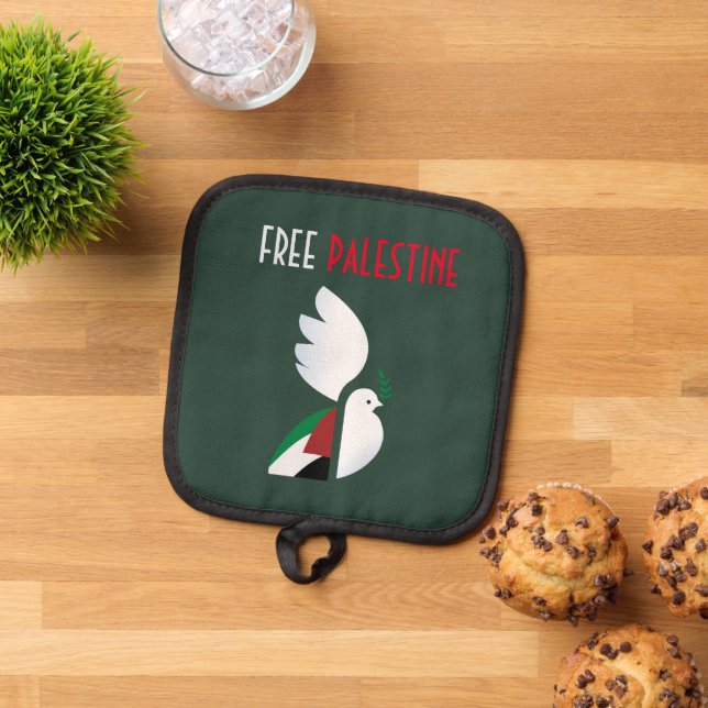 Freie Palästina Topflappen (Oben Unten)