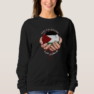 Freie Palästinafahne I Liebe Palästina-Palast Sweatshirt