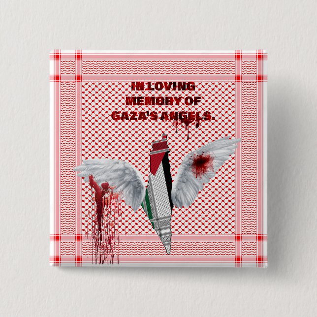 Freie palästinensische Button, palästinensisches S Button (Vorderseite)