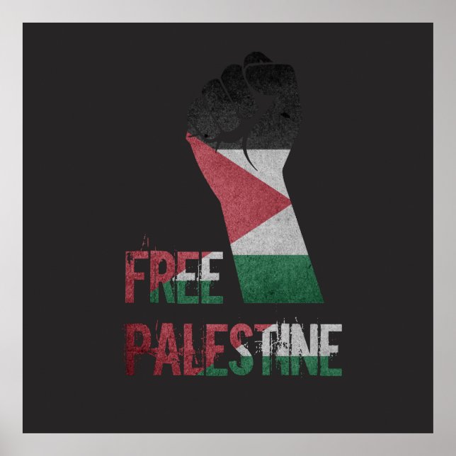 freie palestine Freiheit Poster (Vorne)