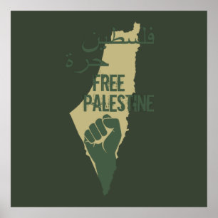 freie palestine Freiheit Poster