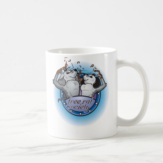 Freie Ratten-Gesellschaft Kaffeetasse (Rechts)