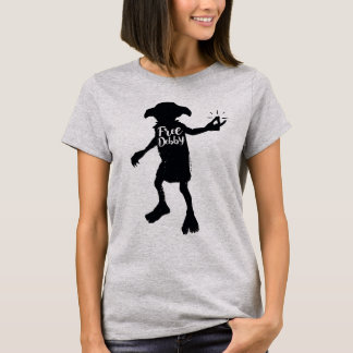 "Freie Schaftmaschinen-" Silhouette-Typografie T-Shirt