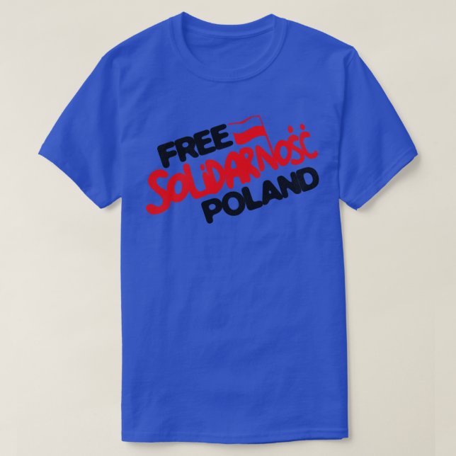 Freie Solidarnosc Polen T-Shirt (Design vorne)