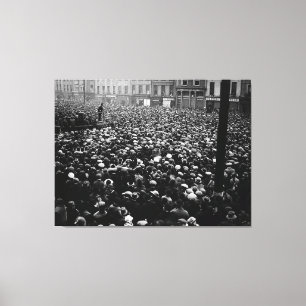 Freie Staats-Demonstration 1922 Michaels Collins Leinwanddruck