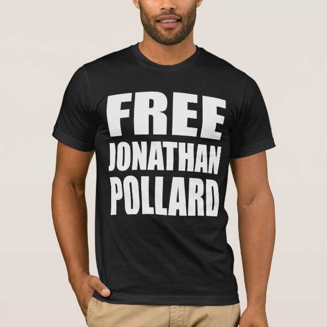Freie T-Shirts Jonathans Pollard, Knöpfe, (Vorderseite)