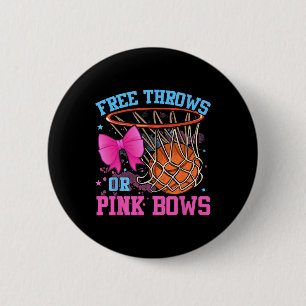 Freie Threads oder rosa Bogen Schwangerschaft rosa Button