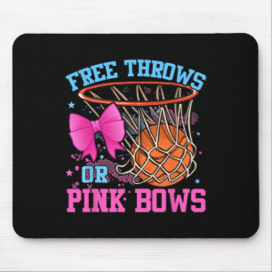 Freie Threads oder rosa Bogen Schwangerschaft rosa Mousepad