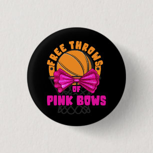 Freie Throws oder rosa Bows Pink oder Blue Gender Button