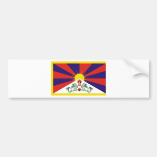 Freie Tibet-Flagge Autoaufkleber