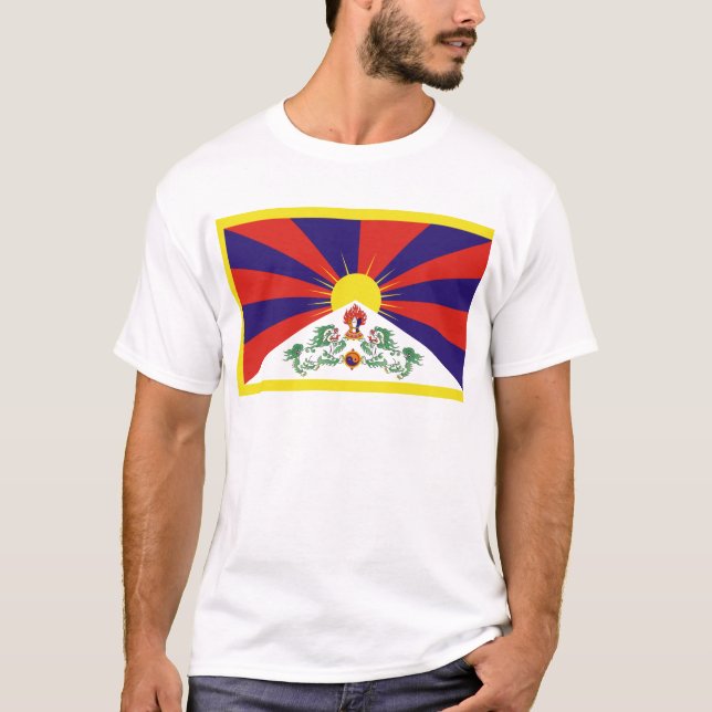Freie Tibet-Flagge T-Shirt (Vorderseite)