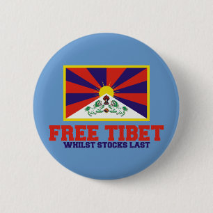 Freie Tibet-Parodie Button