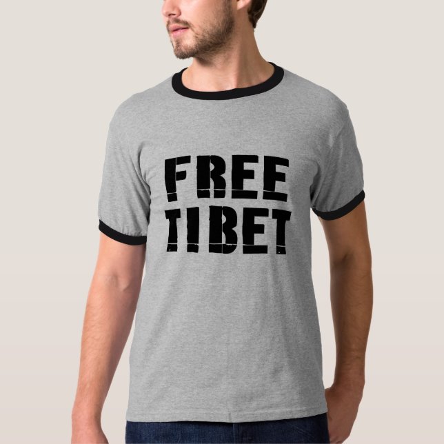 FREIE TIBET-T - SHIRTS U. -GANG (Vorderseite)