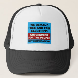 Freie und faire Wahlen Truckerkappe