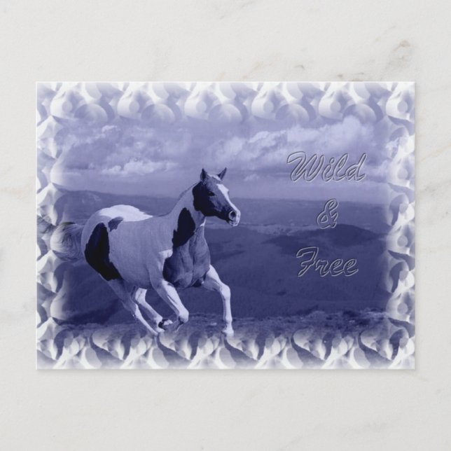 Freie und freie Postkarte (Vorderseite)