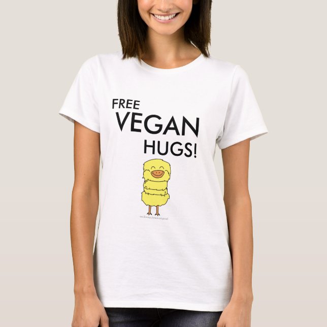 Freie VEGANE Umarmungen! T-Shirt (Vorderseite)