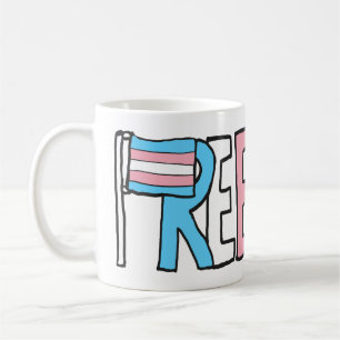 Freie Verkehrsrechte-Flagge Kaffeetasse