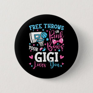 Freie Zeilen oder rosa Bows Gigi Lieben Sie Niedli Button