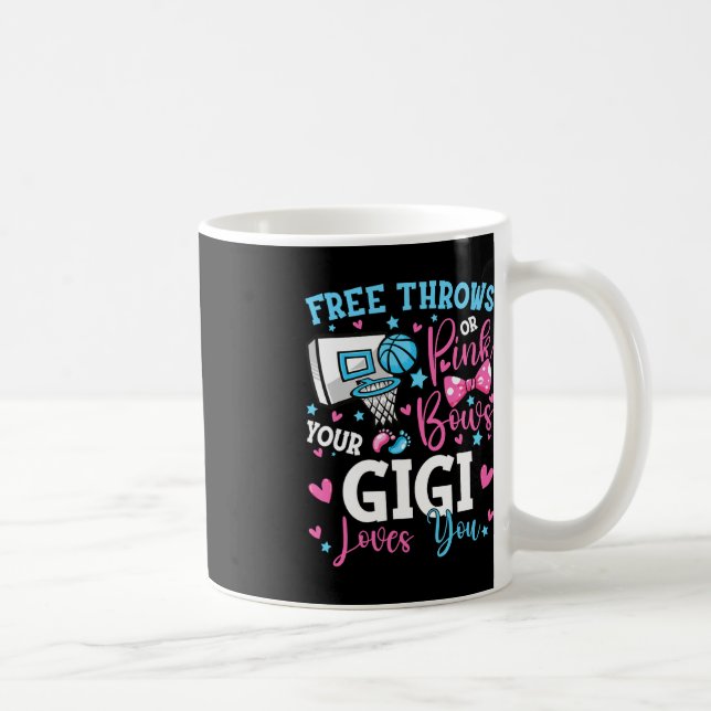Freie Zeilen oder rosa Bows Gigi Lieben Sie Niedli Kaffeetasse (Rechts)