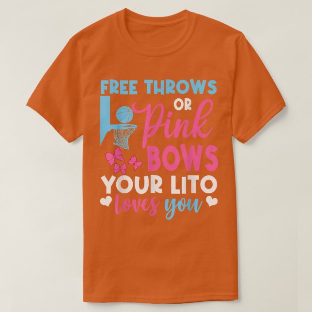 Freie Zeilen oder rosa Bows Lito Lieben, die Sie G T-Shirt (Design vorne)