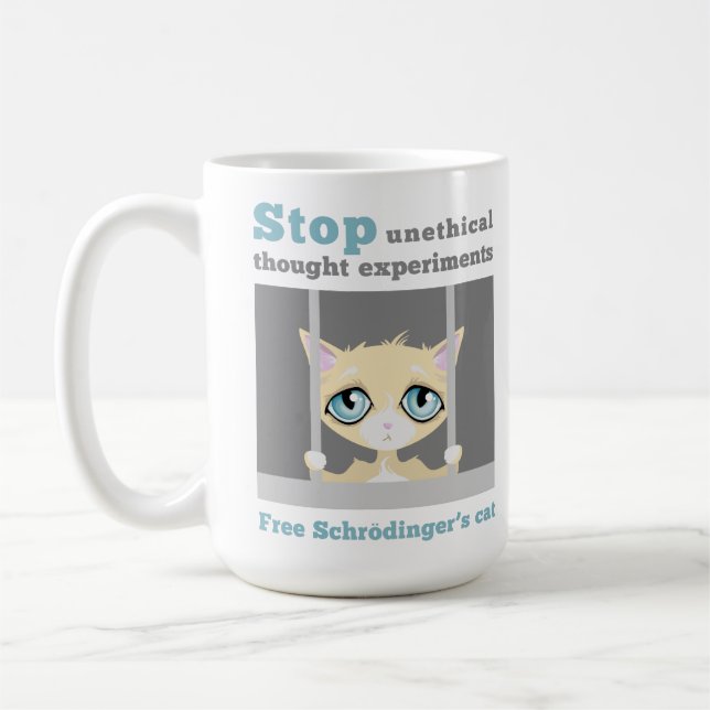 Freien Schrodingers Katze Kaffeetasse (Links)