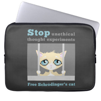 Freien Schrodingers Katze Laptopschutzhülle