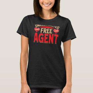Freier Agent - BACKPRINT-Scheidung T-Shirt