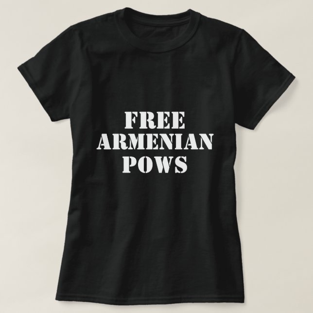 Freier armenischer Pows-T - Shirt (Design vorne)