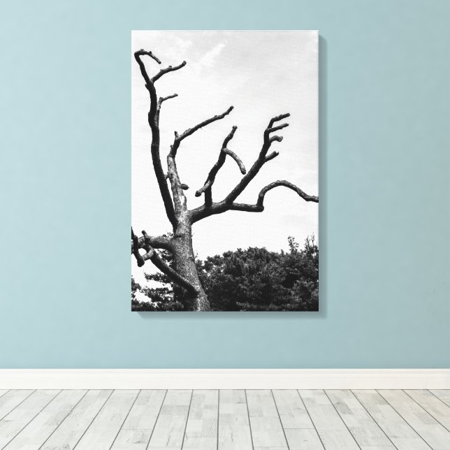 freier Baum Leinwanddruck (Insitu (Holzboden))