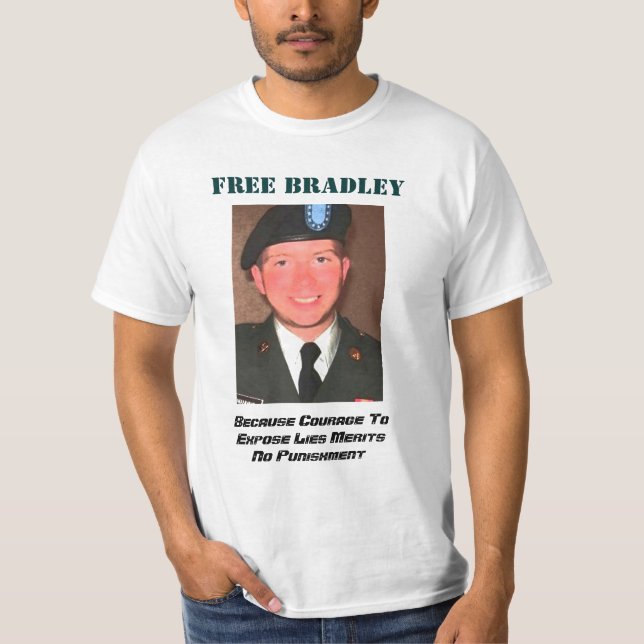Freier Bradley, der Unisext bemannt T-Shirt (Vorderseite)