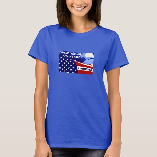 Freier (dunkler) T - Shirt (Vorderseite)