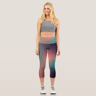 freier Farbverlauf auf extra großen Leggings
