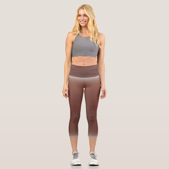 freier Farbverlauf auf extra großen Leggings (Vorderseite)