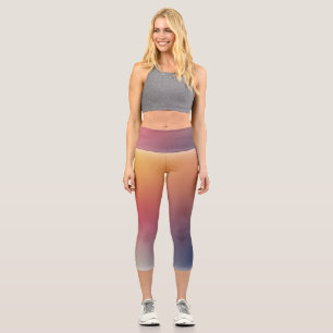 freier Farbverlauf auf extra großen Leggings