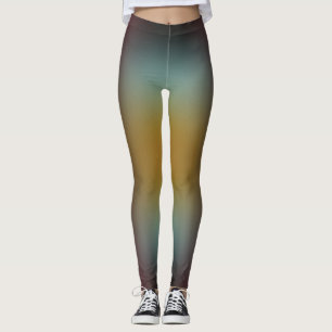 freier Farbverlauf auf extra großen Leggings