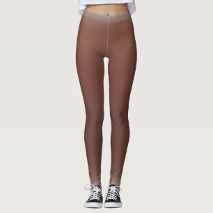 freier Farbverlauf auf extra großen Leggings