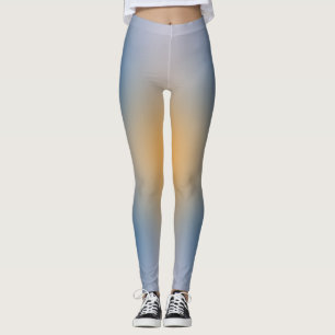 freier Farbverlauf auf extra großen Leggings