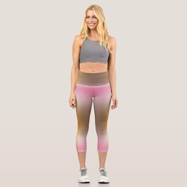 freier Farbverlauf auf extra großen Leggings (Vorderseite)