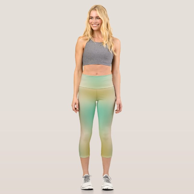 freier Farbverlauf auf extra großen Leggings (Vorderseite)