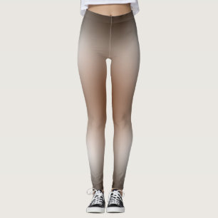 freier Farbverlauf auf extra großen Leggings