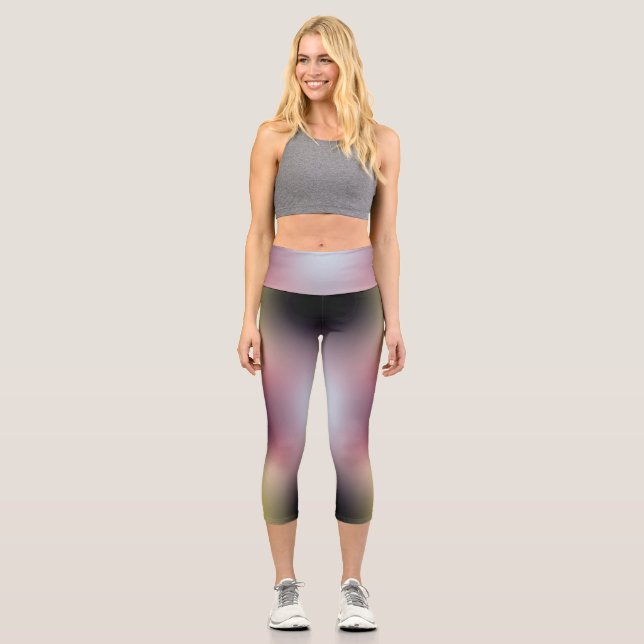 freier Farbverlauf auf extra großer Legging (Vorderseite)