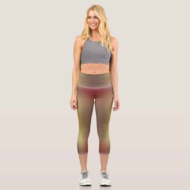 freier Farbverlauf auf extra großer Legging (Vorderseite)