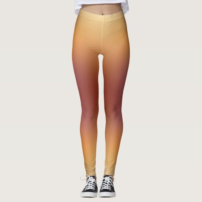 freier Farbverlauf auf extra kleinen Leggings (Vorderseite)