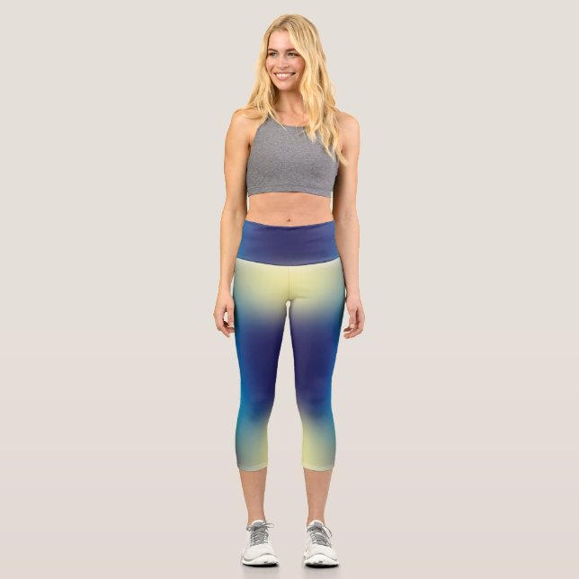 freier Farbverlauf auf extra kleiner Legging (Vorderseite)