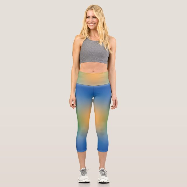 freier Farbverlauf auf extra kleiner Legging (Vorderseite)