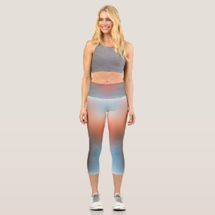 freier Farbverlauf auf extra kleiner Yoga-Leggings Capri Leggings
